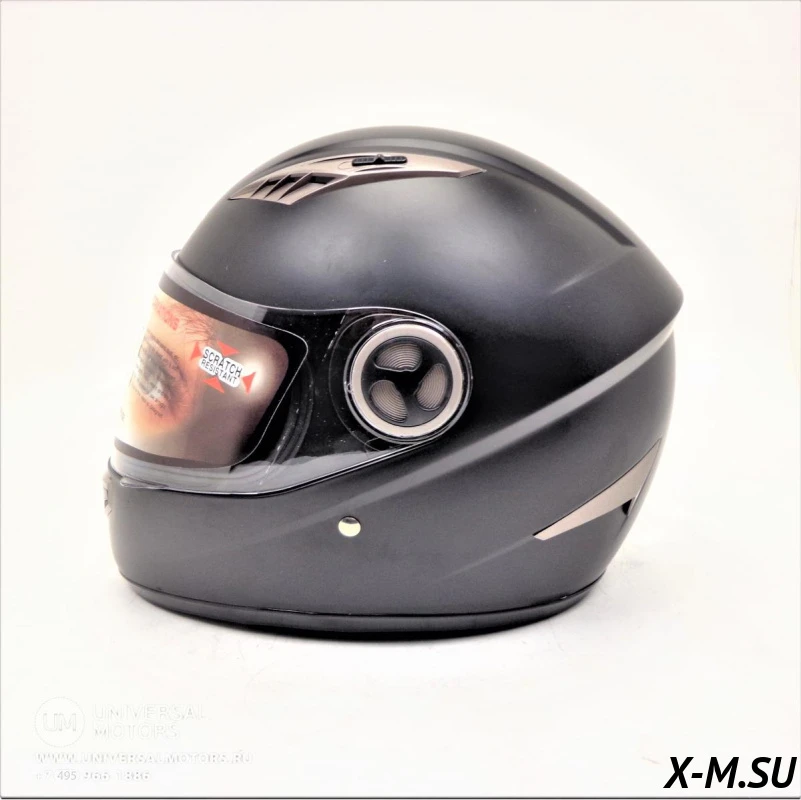 Шлем мото HIZER 527 #2 matte-black Шлем мото HIZER 527 #2 matte-black