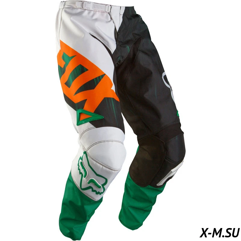 Мотоштаны подростковые Fox 180 Vandal Pant Youth Green/Orange Мотоштаны подростковые Fox 180 Vandal Pant Youth Green/Orange