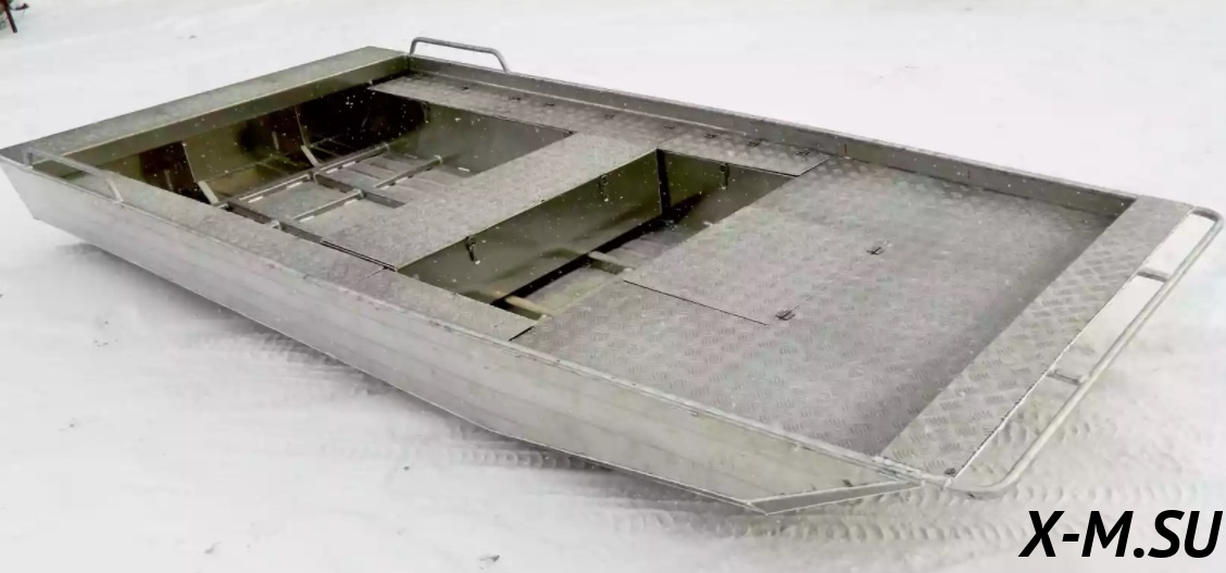 Алюминиевая моторная лодка Wyatboat-390 Jonboat Алюминиевая моторная лодка Wyatboat-390 Jonboat